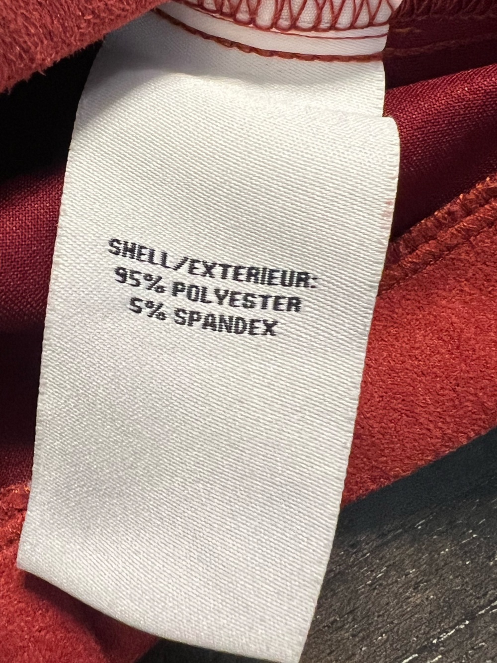 Bagatelle Collection Red Rust Faux Suede Zip Lightweight Jacket Extra Large - Picture 10 of 10